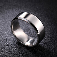 Light Men's Stainless Steel Ring Jewelry