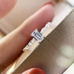 Light Luxury Ins All-match Silver Ring Women's Wedding Ring