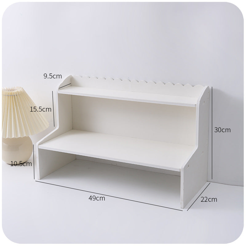 Desktop Multi-layer Storage Rack Office Desk Bookshelf Dormitory Bed Elevated Rack Table Storage Box