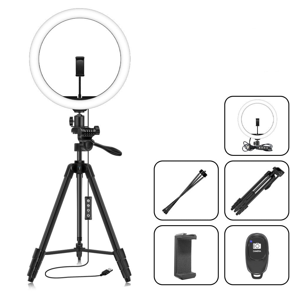 12 Inch Love Music Style RGB Ring Fill Light For Selfie Photography Tripod