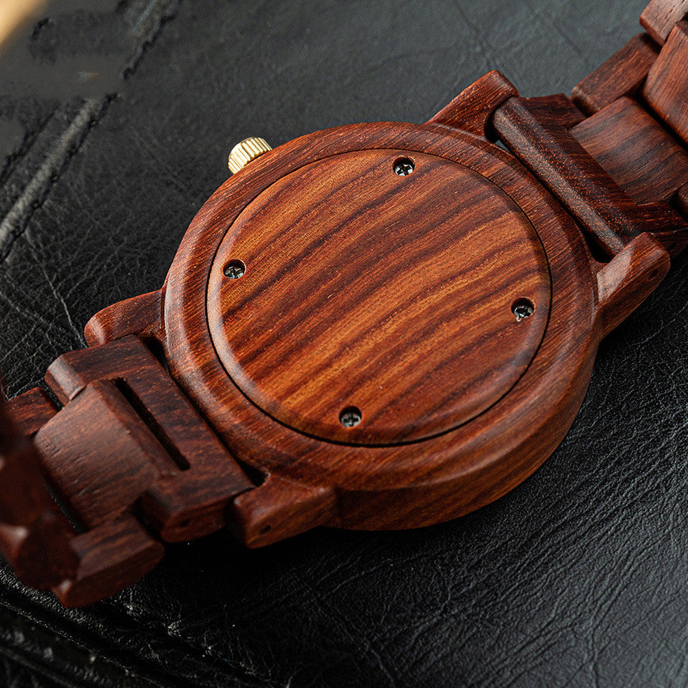 Vintage Casual Wood Watch Fashion