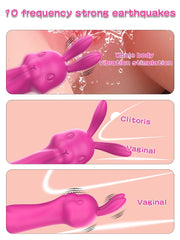 Rabbit Vibrator Massage Women's Masturbation Device