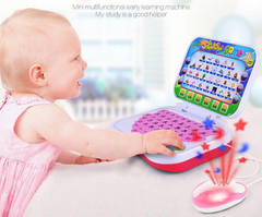 Mini PC English Learning Machine Computer Laptop Baby Children Educational Game Toy Electronic Notebook Study Music Toys Gifts