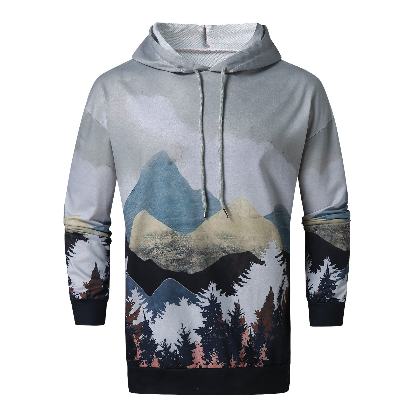 Printed Super Flexible Hoodie Casual Hoodie