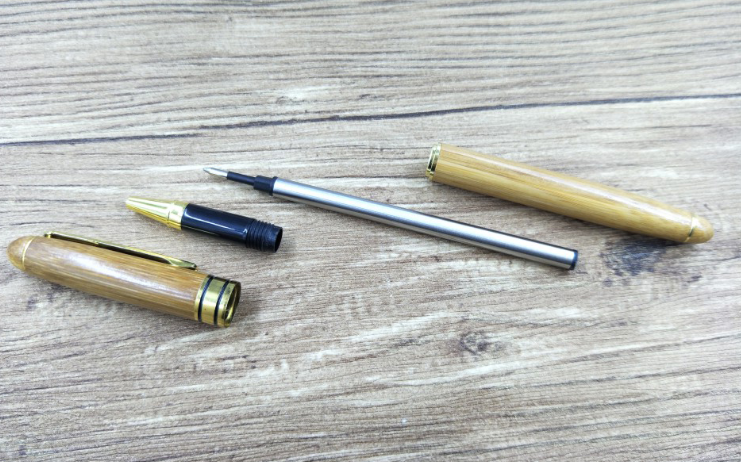 Bamboo Pen Bamboo Pen Pen Ball Pen Lettering Customer Gift Hard Pen Neutral Bamboo Pen