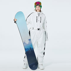 One-piece Ski Suit Men's And Women's Windproof