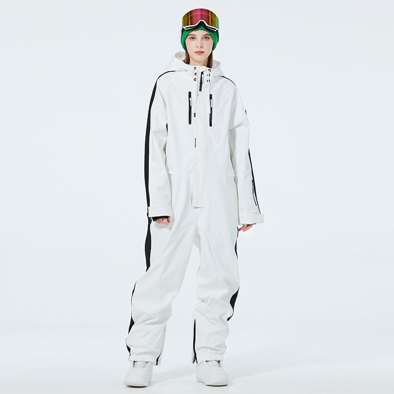 One-piece Ski Suit Men's And Women's Windproof