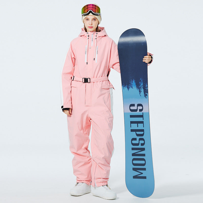 One-piece Ski Suit Men's And Women's Windproof