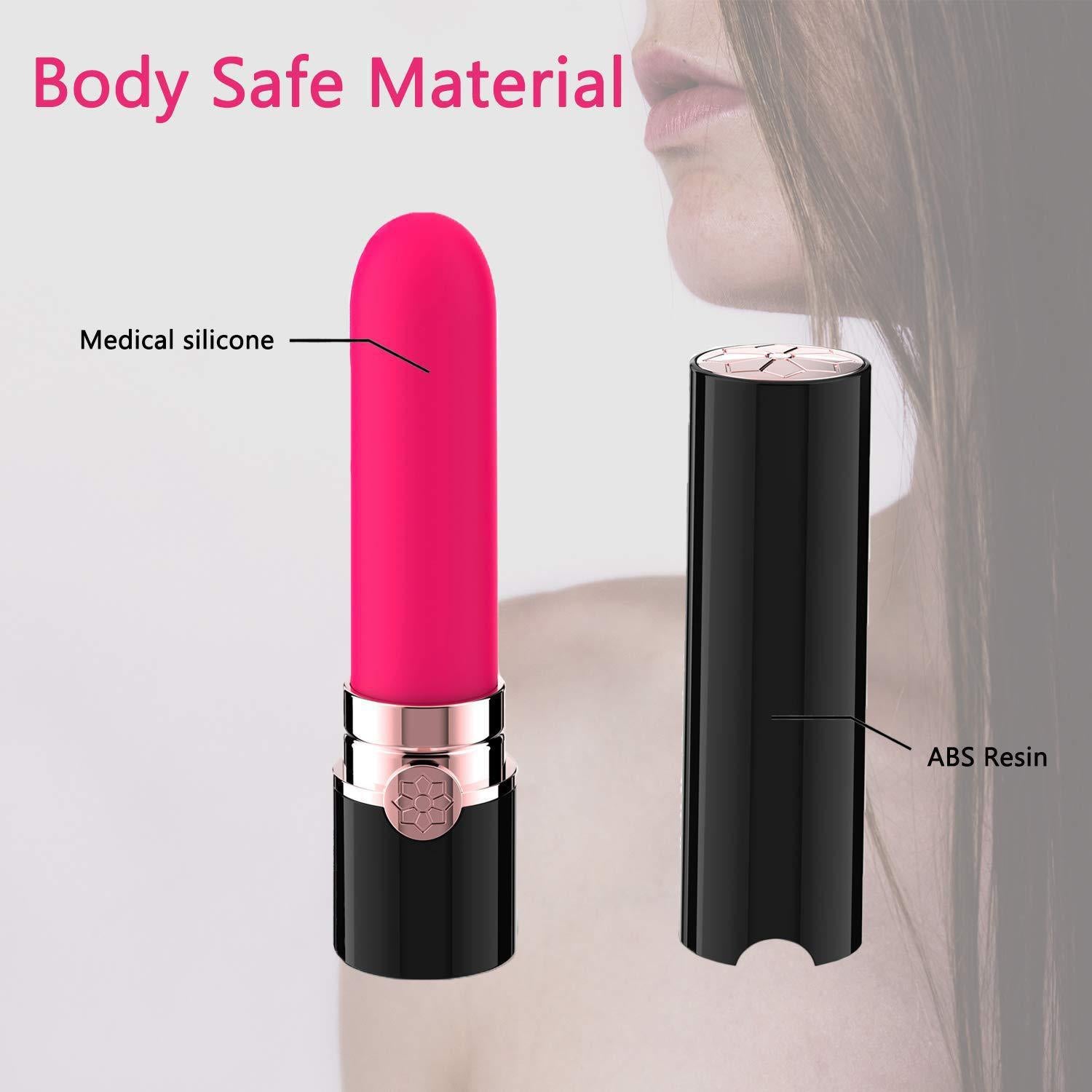 Rechargeable Lipstick Vibrator Women's Masturbation Device