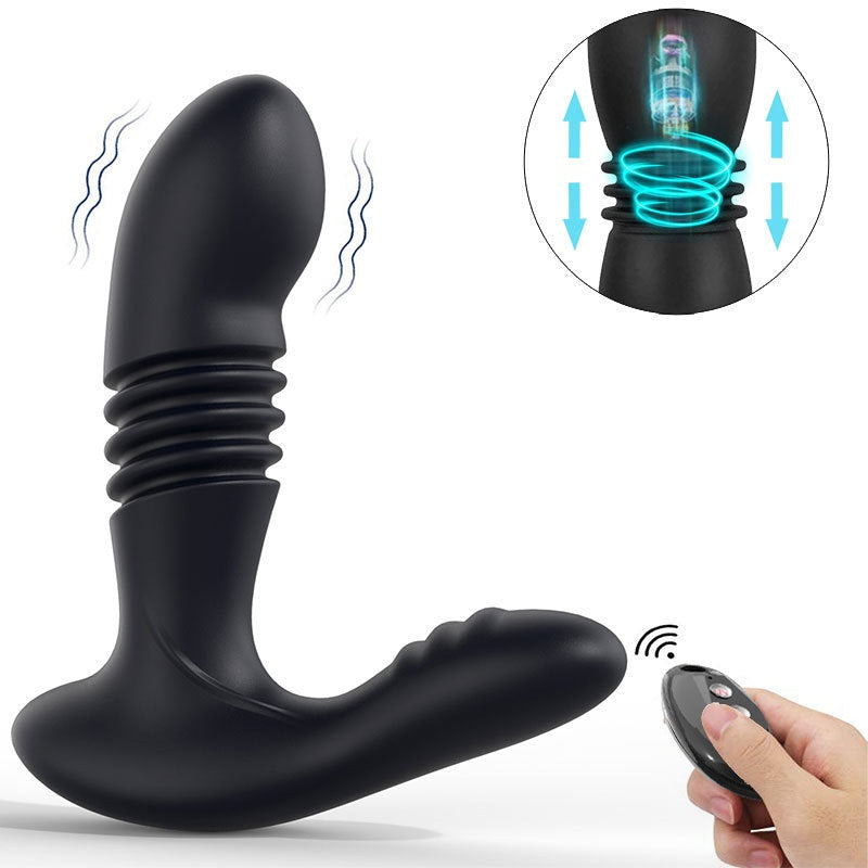 Men's Telescopic Prostate Butt Plug Vibrator