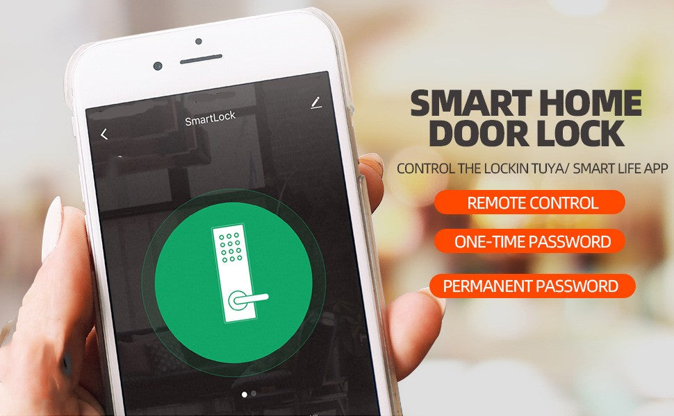 Smart Door Lock Gateway Fingerprint Password