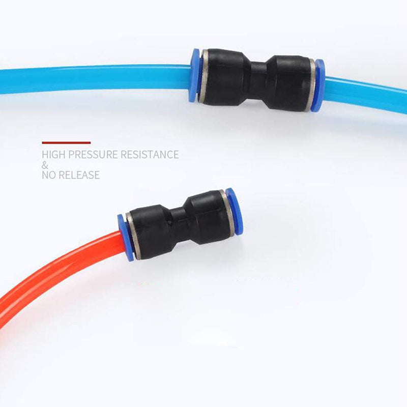 Jinqi Pneumatic Plastic Connector Straight Through Butt PU-56810121416mm Quick Insertion Trachea Connector