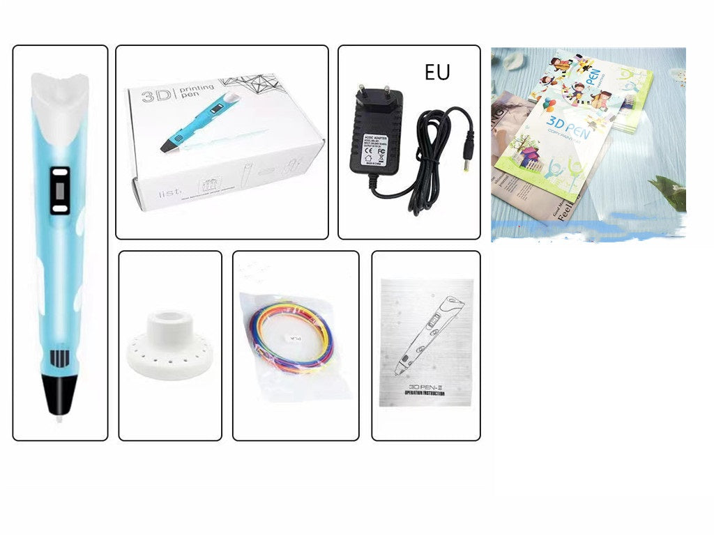 Children's 3d Printing Pen Three-dimensional Brush Toy Set