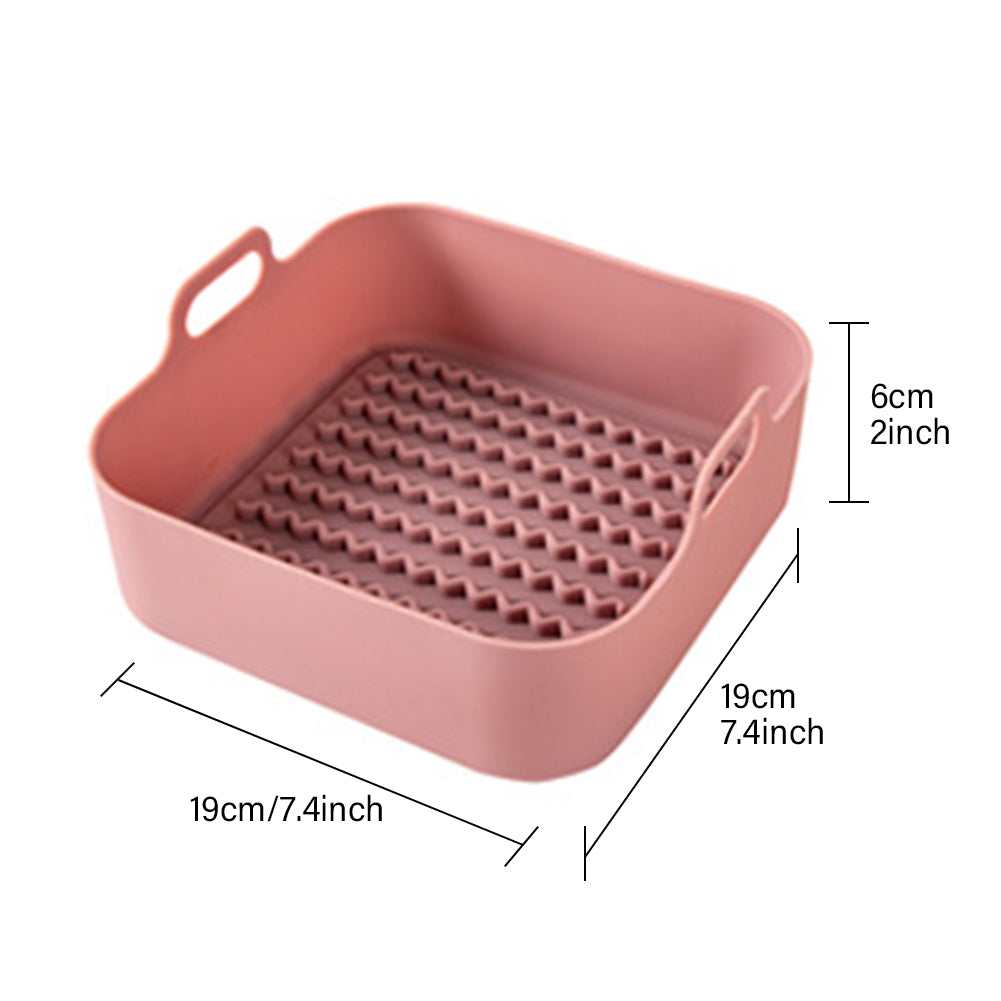 Air Fryer Silicone Pot Replacement Of Parchment Paper Liners No More Cleaning Basket After Using The Air Fryer Food Safe Air Fryers Oven Accessories