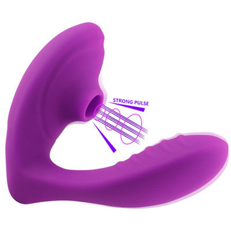 Sucking Vibrator Women's Double-headed Massage