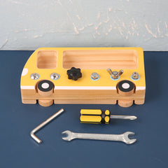 Busy Bus Children Screw Screws Early Educational Toys