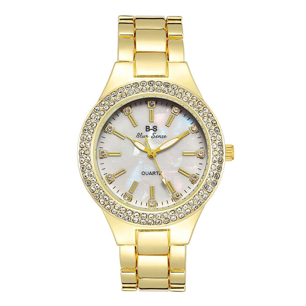 Diamond Women's Bracelet Watch Two-piece Set