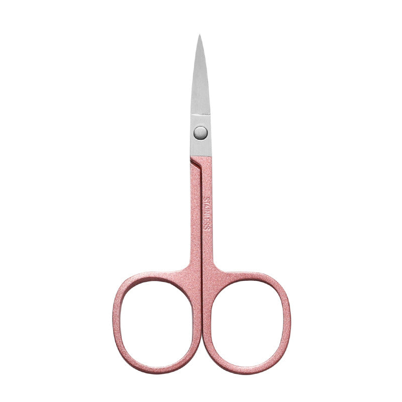 Women's Fashion Stainless Steel Eyebrow Trimmer Small Scissors