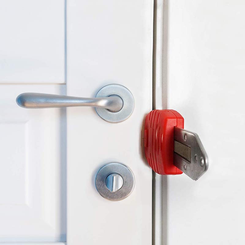 Portable Burglar Lock Room Top Of Hotel Door