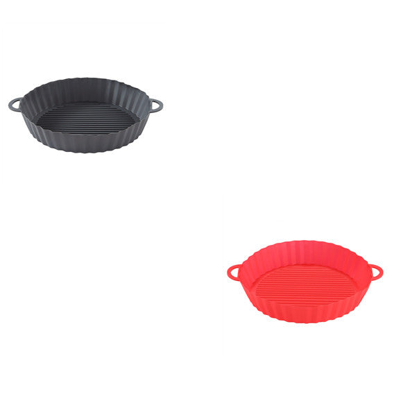 Air Fryer Tray Silicone Kitchen Supplies AirFryer Silicone Pot Grill Pan Accessories Disposable Paper Liner