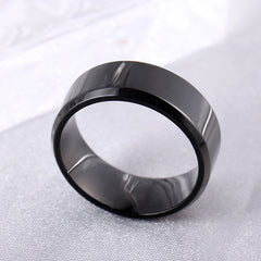 Light Men's Stainless Steel Ring Jewelry