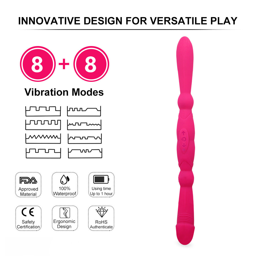 Two Women's Variable Cheering Stick Vibrator Gay Sex Toys