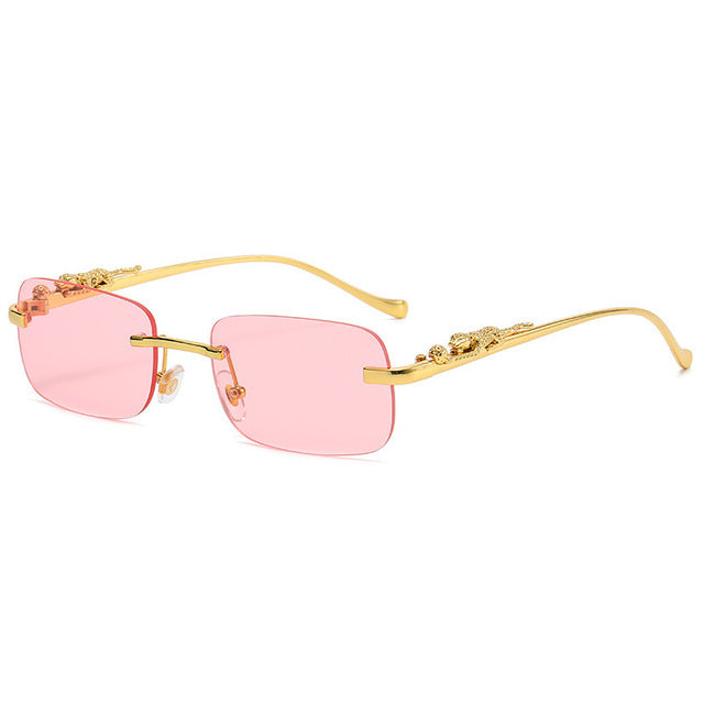 Rimless Square Sunglasses