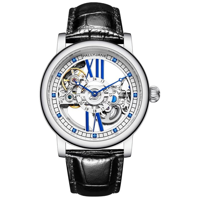 Men's Automatic Mechanical Watch Sapphire Crystal Glass Mirror