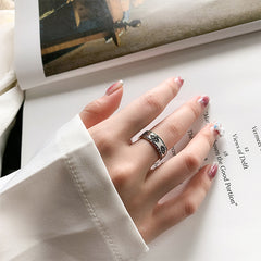 Light Luxury Ring With Colorful Diamonds, Female Advanced Food Ring