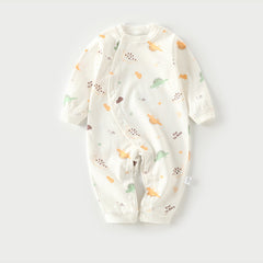 Autumn Thin Baby Pajamas And Baby Onesies