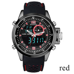 Men's Dual Display Electronic Quartz Watch