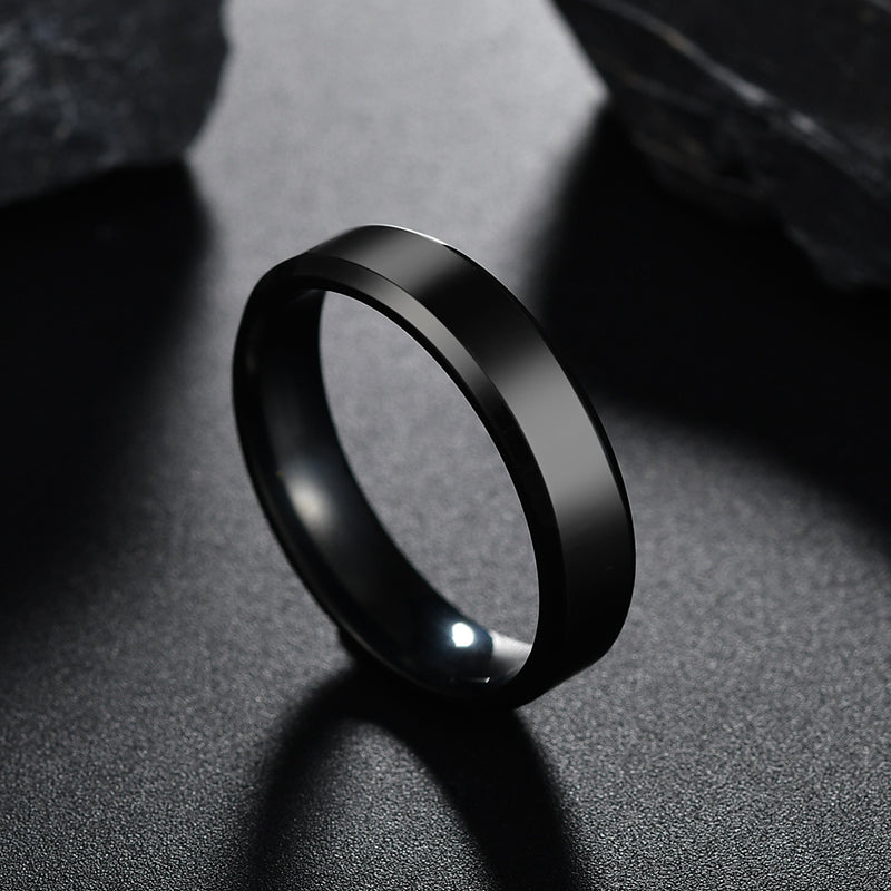 Light Men's Stainless Steel Ring Jewelry