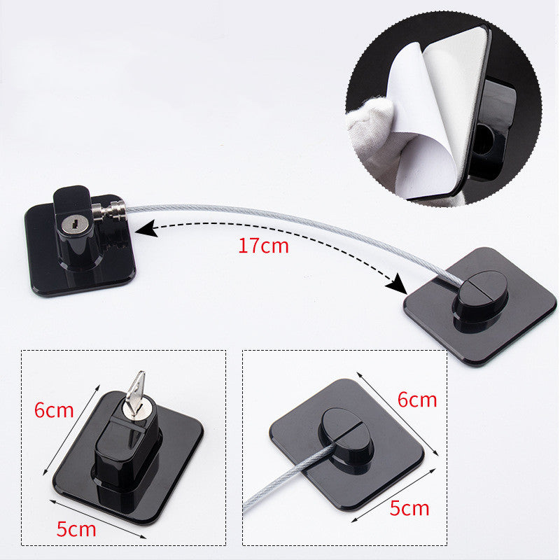 Anti-pinch Hand Cabinet Door Lock For Children's Drawer